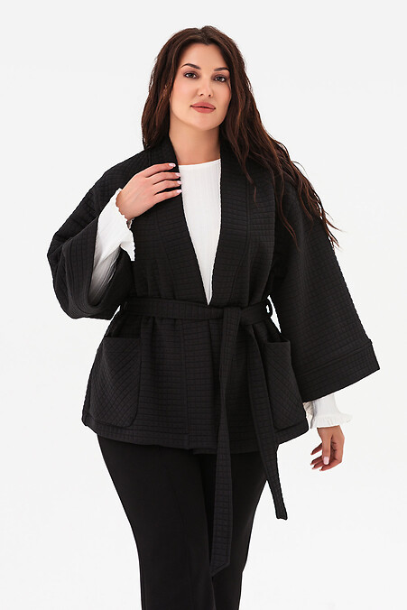 Strickjacke SQUARE schwarz - #3043313