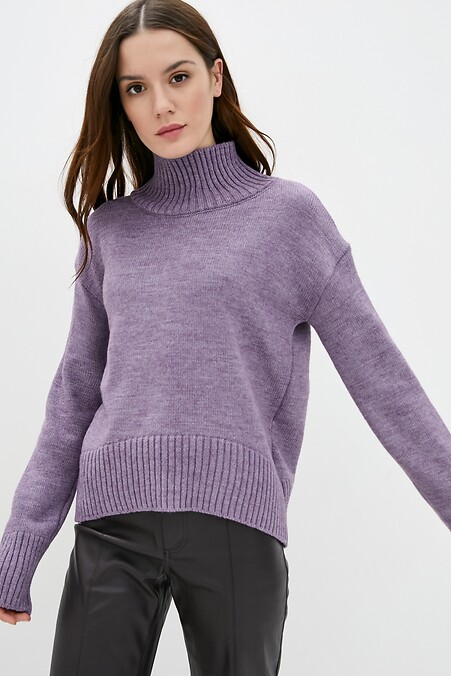 Светр жіночий. Кофти і светри. Колір: фіолетовий. #4038315
