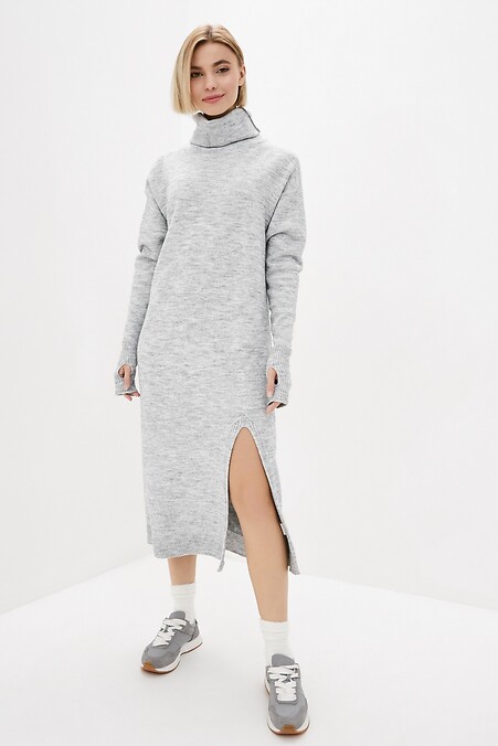 Women's winter dress. Dresses. Color: gray. #4038335