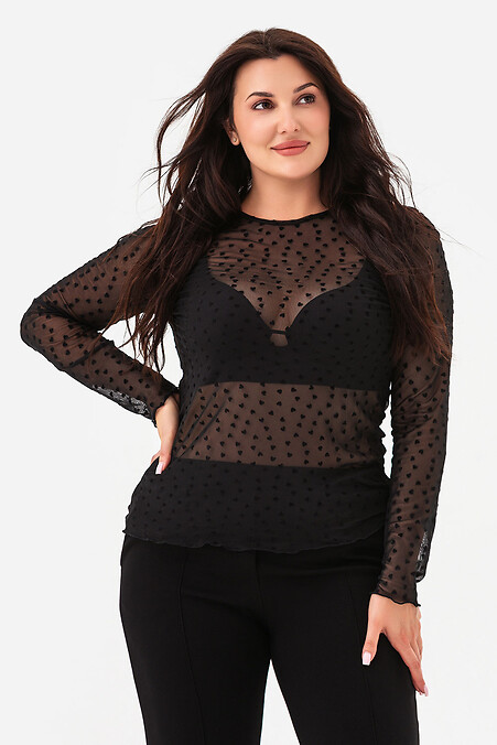 Herz Longsleeve Schwarz - #3043339