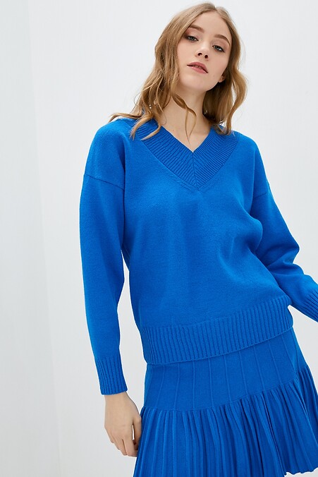 Sweter dla kobiet. Kurtki i swetry. Kolor: niebieski. #4038346