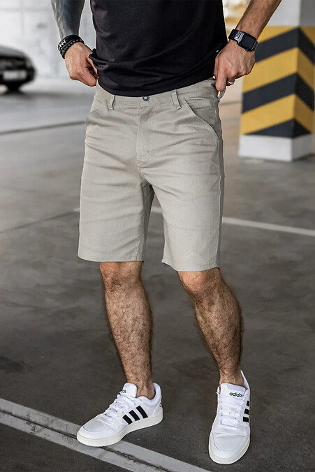 Herren Classic Chinos Shorts Sand - #8034347