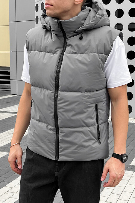 Soft vest in grey - #8031350
