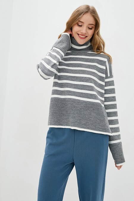 Pullover für Damen. Jacken und Pullover. Farbe: grau. #4038353