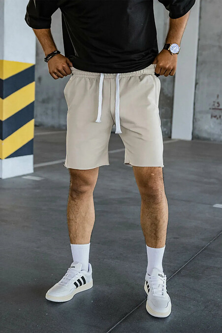 Herren Teamv Diagonal Shorts Sand - #8034353