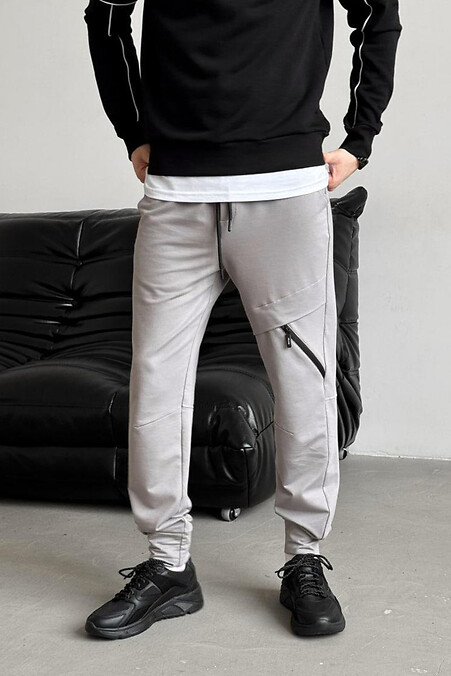 Sports pants Reload - Underground, light gray. Trousers, pants. Color: gray. #8031354