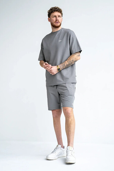 Herren OVERSIZE Lite Sommeranzug Grau - #8034358