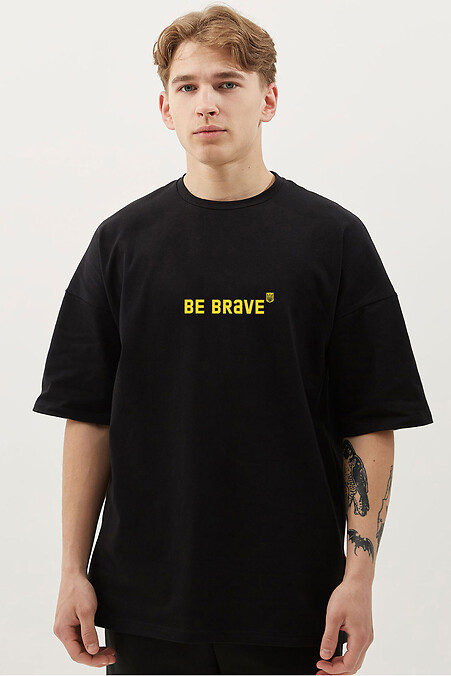 T-Shirt BE BRAVE. T-Shirts. Farbe: das schwarze. #9000358