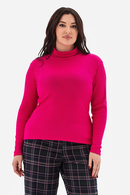 Golfkomfort. Rollkragenpullover, lange Ärmel. Farbe: rosa. #3043364