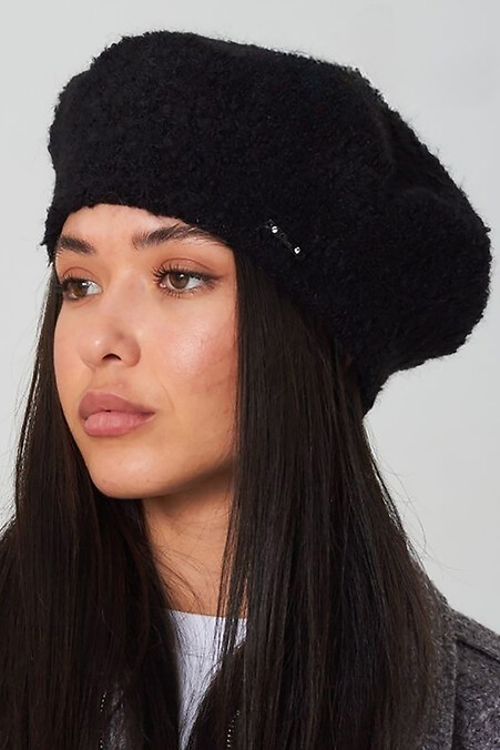 Schwarze Baskenmütze für Damen. Hüte, Baskenmützen. Farbe: das schwarze. #4496365