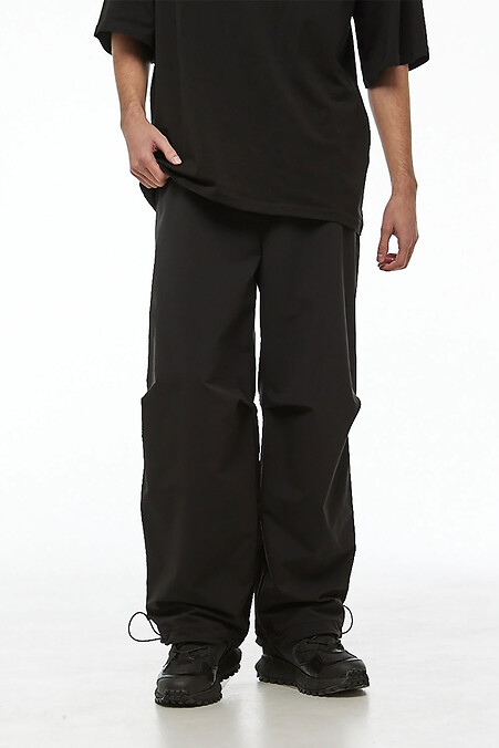 Herrenhose mit weitem Bein aus Stretch-Nylon „Yamaguchi“ - #8037367