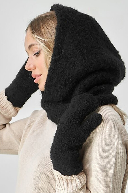 Schwarzer Damen-Capor. Hüte, Baskenmützen. Farbe: das schwarze. #4496379