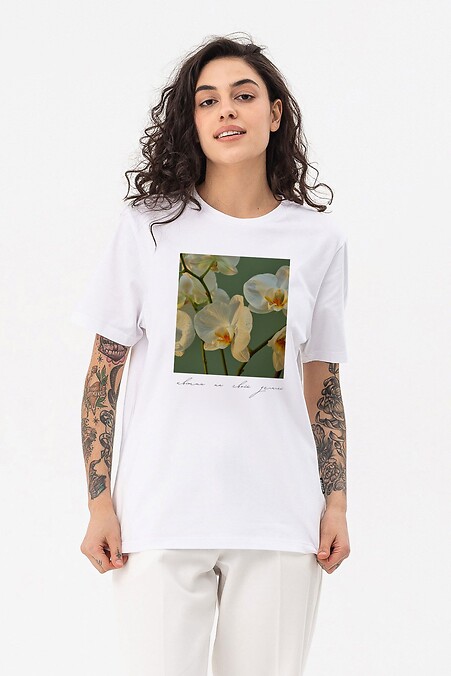 T-Shirt Blumen auf unserem eigenen Land - #9001384