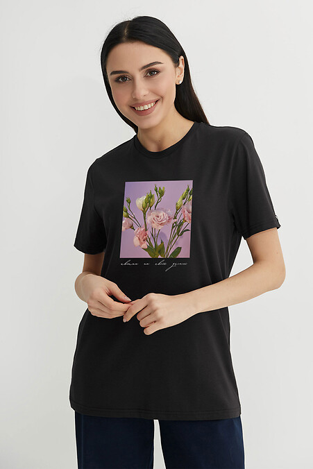 T-Shirt Blumen auf unserem eigenen Land - #9001387