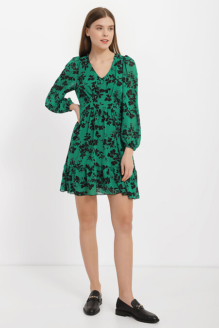 Dress NAOMI. Dresses. Color: green. #3040390