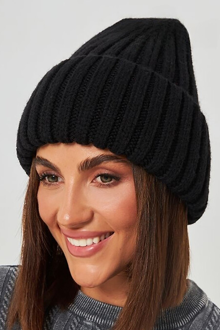 Black women's hat. Hats, berets. Color: black. #4496391