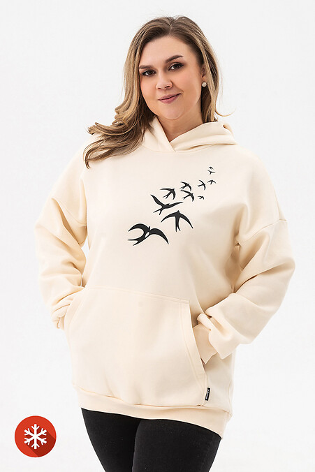 Isolierter Kapuzenpullover MOLLI Swallows - #9001395