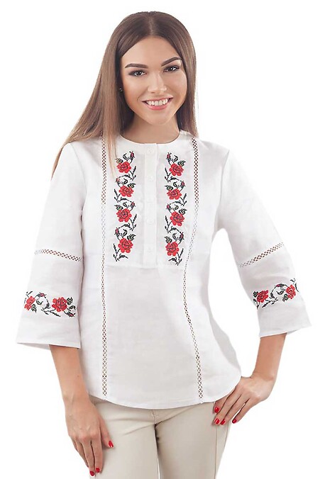 Вишита блузка жіноча - #2012399