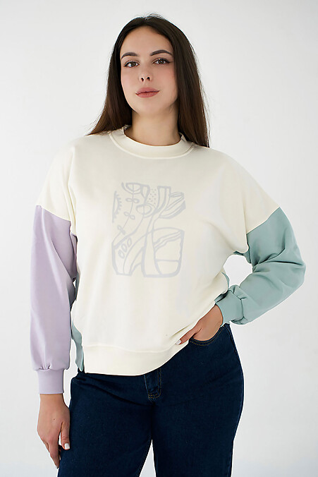 Sweatshirt VELMA Abstraktion - #9001401
