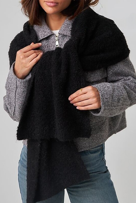 Black bouffant scarf - #4496404
