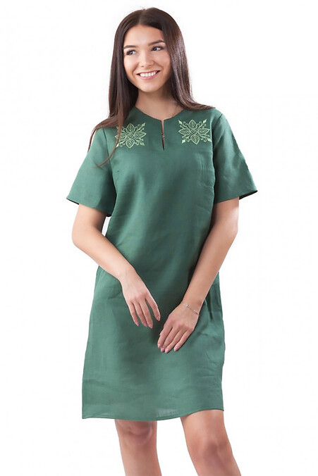 Платье женское. Платья. Цвет: зеленый. #2012406