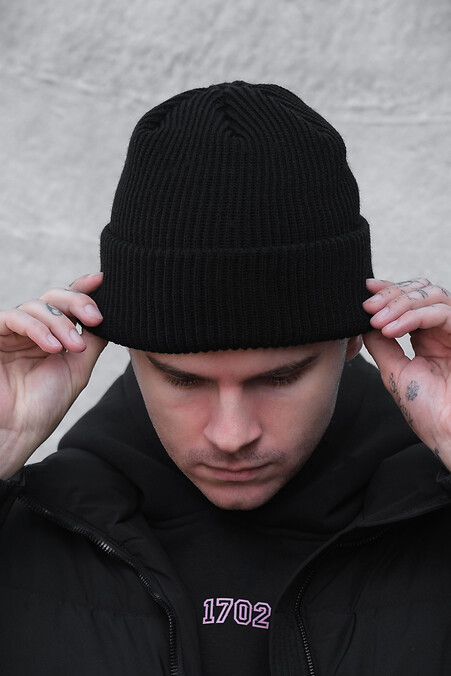 Men's extended beanie hat docker Dominic - #8049408