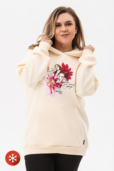 MOLLI Poetry gepolsterter Kapuzenpullover - #9001409