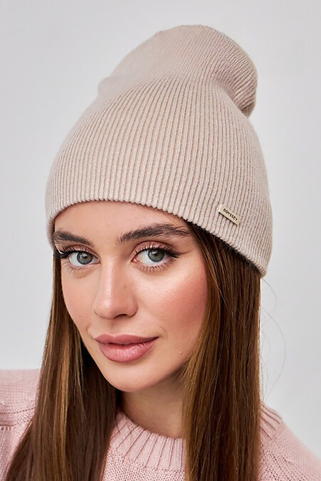 Damenhut aus Leinen. Hüte, Baskenmützen. Farbe: beige. #4496410