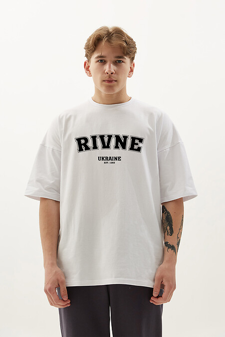 T-Shirt LUCAS Riwne Ukraine. T-Shirts. Farbe: weiß. #9001413