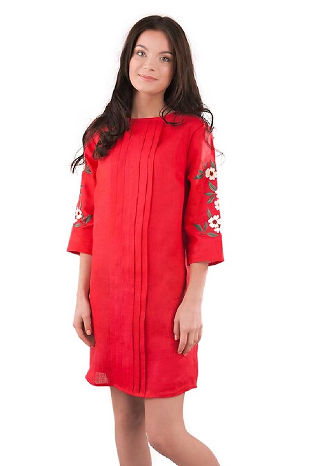 Платье женское. Платья. Цвет: красный. #2012416