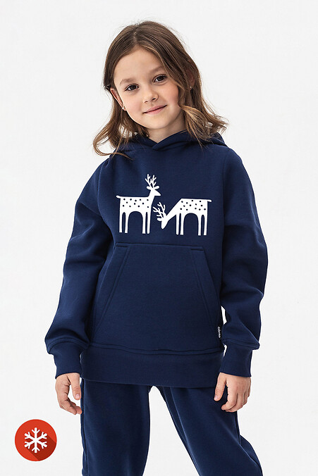 Kapuzenpullover für Kinder CLIFF-D "Deer" - #9001452