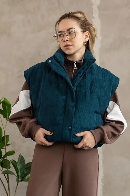 Women's Grit vest in green color - #8031453