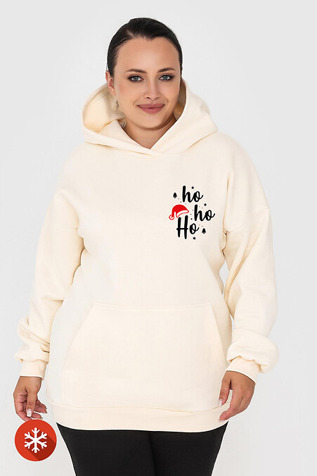 Insulated hoodie MOLLI "Ho-ho-ho" - #9001455
