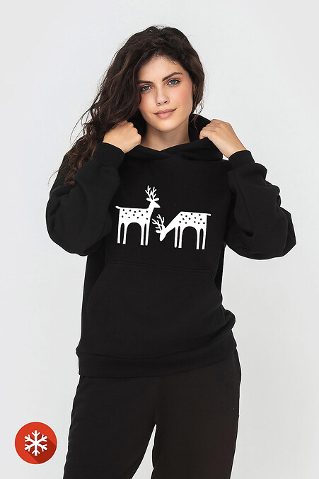 Insulated hoodie KAMALA "Deer" - #9001459