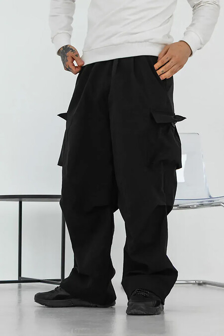 Men's Mount pants in black color - #8031460