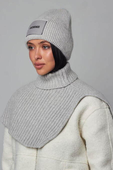 Women's light gray bib - #4496461