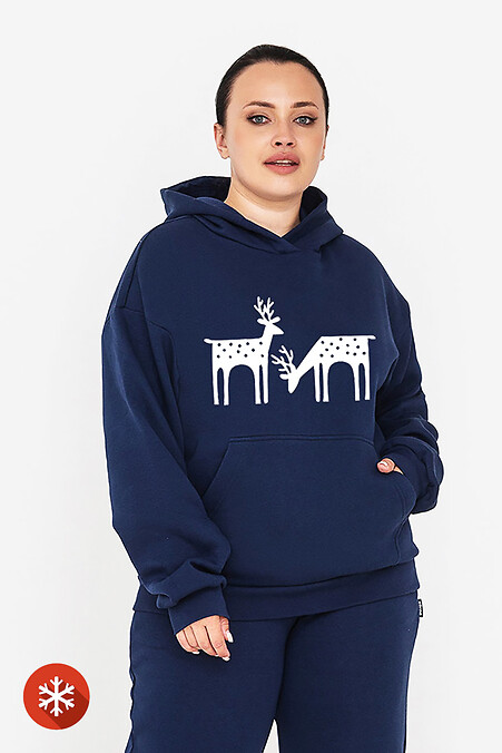 Insulated hoodie KAMALA "Deer" - #9001461