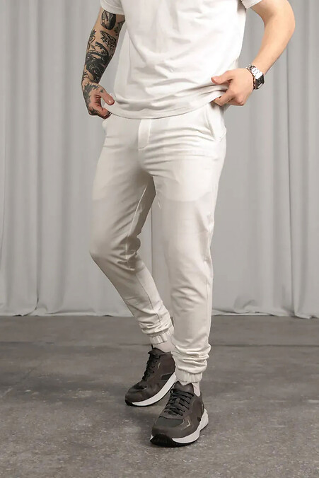 Herren Fang Sporthose in Milchfarbe - #8031465