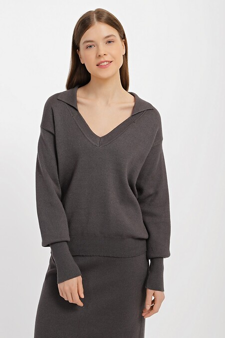 Damenpullover. Jacken und Pullover. Farbe: grau. #4038467