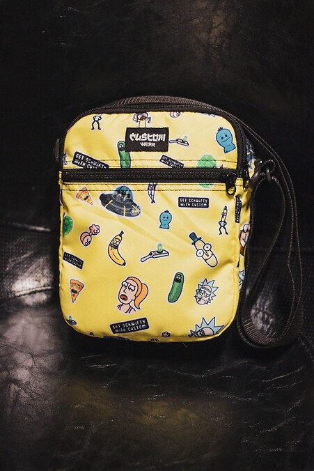 Мессенджер 2.0 Rick and Morty Yellow. Кросс-боди. Цвет: желтый. #8025474