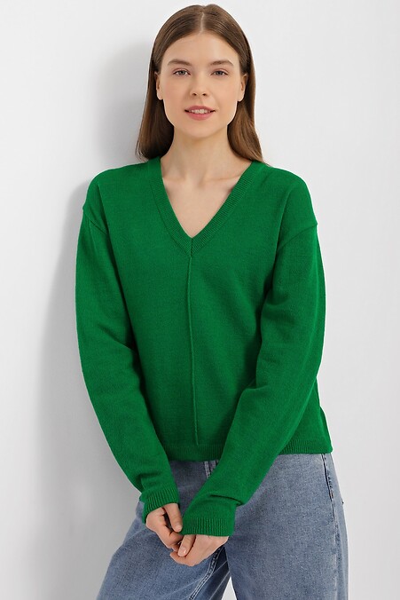 Women's jumper. Jackets and sweaters. Color: green. #4038481