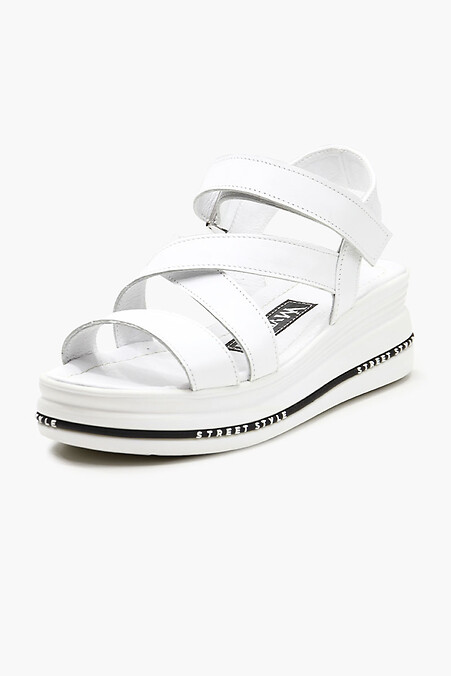 Sandals with natural skins. Sandals. Color: white. #4205483