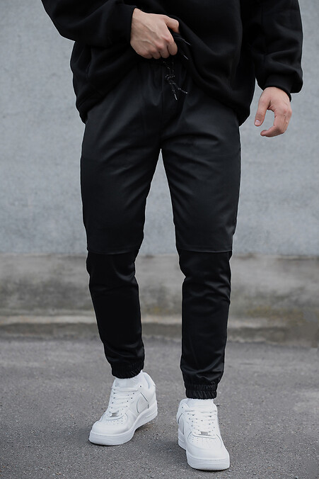 Мужские Хлопковые Брюки Джогеры 2026 Black - #8055483
