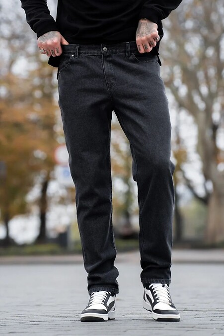 Men's graphite mom denim jeans - #8034489