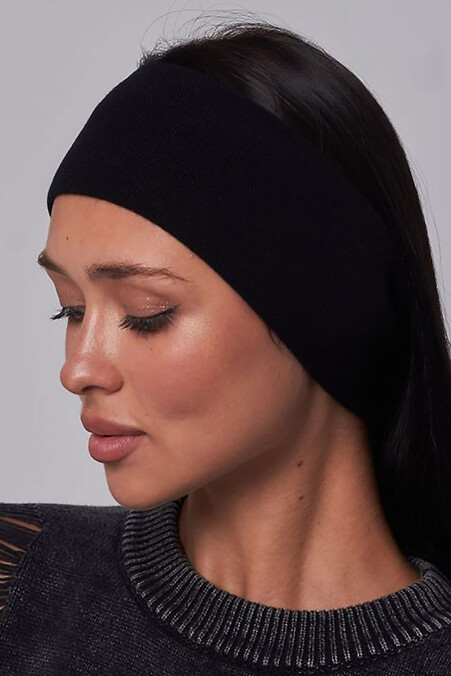 Missy women's black headband. Hats, berets. Color: black. #4496490