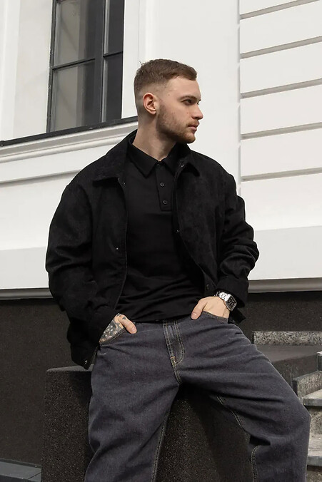 Men's Snood jacket, black - #8031496