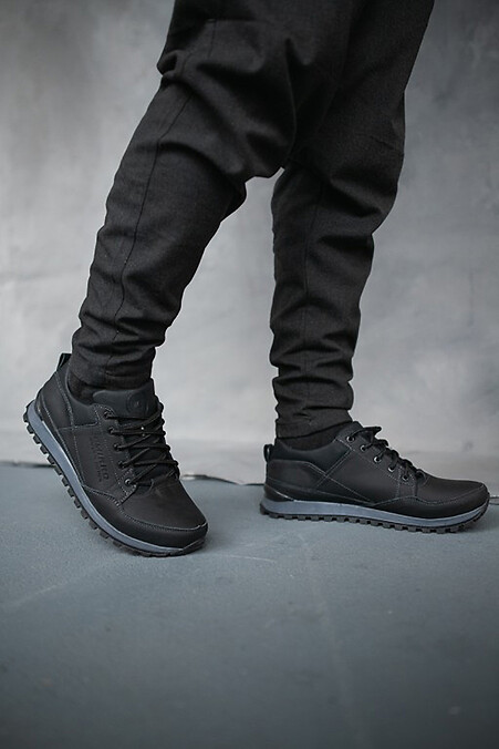 Men's shoes. Sneakers. Color: black. #8018497