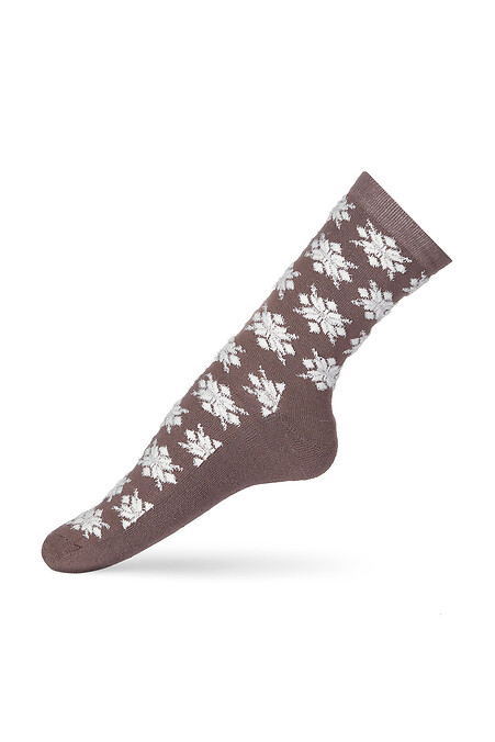 Glasgow-Socken für Damen, braun - #2401519