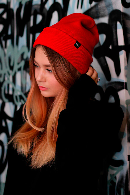 Hat Cold 19`. Hats, berets. Color: red. #8042522