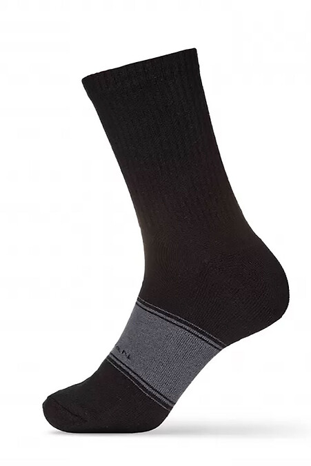 Herrensocken „Für Männer“, schwarz - #2401525